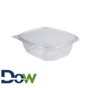 16oz Clear Hinged Deli Container - 200/Case