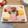 18"x18" White Square Platter - 25/Case - Image 2