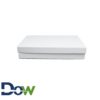 19" x 14" x 4" White 2-Pieces Half Sheet Bakery/Cake Box - 50/Bundle