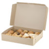 19.5" x 14" x 4" Kraft Half Sheet Corrugated Bakery / Cake Box - 50/Bundle - Image 2