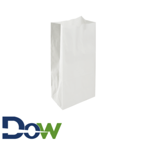 #20 20 lb. White Tall Grocery Paper Bag - 500/Bundle