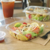 24oz Clear Hinged Deli Container - 200/Case - Image 2