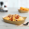 #250 2.5lb. Brown Paper Food Tray - 500/Case - Image 3