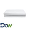 26" x 19" x 4" White 2-Pieces Full Sheet Bakery/Cake Box with Top - 25/Bundle