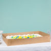 26" x 19" x 4" Kraft Full Sheet Corrugated Bakery / Cake Box - 25/Bundle - Image 2