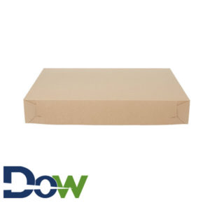 26" x 19" x 4" Kraft Full Sheet Corrugated Bakery / Cake Box - 25/Bundle