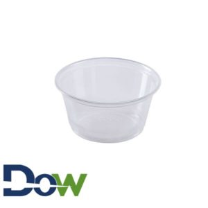 3.25oz Clear Plastic Souffle / Portion Cup - 2500/Case