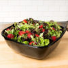 320oz. Black Square PET Plastic Bowl - 25/Case - Image 3