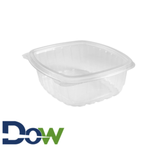 32oz Clear Hinged Deli Container - 200/Case