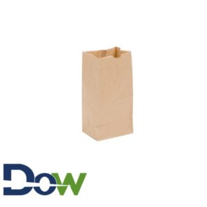 #4 4 lb. Brown Grocery Paper Bag - 500/Bundle