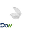 4oz Clear Hinged Deli Container - 400/Case