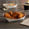 #50 0.5lb. White Paper Food Tray - 1000/Case - Image 2