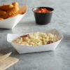 #50 0.5lb. White Paper Food Tray - 1000/Case - Image 3