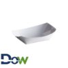 #50 0.5lb. White Paper Food Tray - 1000/Case