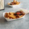 #500 5lb. White Paper Food Tray - 500/Case - Image 2