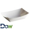 #500 5lb. White Paper Food Tray - 500/Case