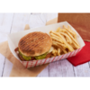 #500 5lb. Red Check Paper Food Tray - 500/Case - Image 3