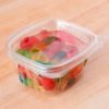 6oz Clear Hinged Deli Container - 400/Case - Image 2
