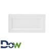 6" x 10" Bagasse Rectangular Plate - 400/Case