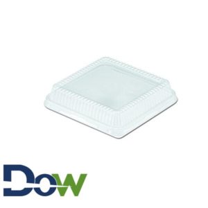 Dome Lid for 8" Square Sheet Cake Pan - 500/Case