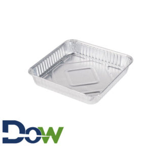 8" Square Foil Cake Pan - 500/Case
