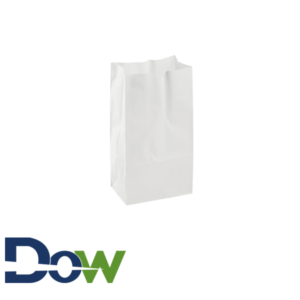 #8 8 lb. White Grocery Paper Bag - 500/Bundle
