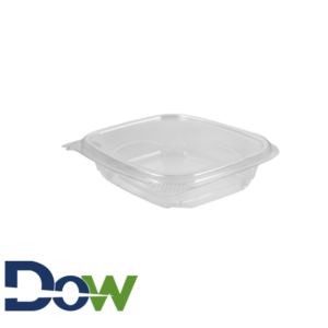 8oz Clear Hinged Deli Container - 200/Case