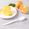 White Heavy Weight PP Plastic Tea Spoon - 1000/Case - Image 3