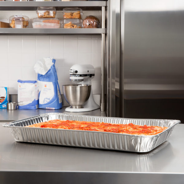 Heavy Duty Full Size Foil Steam Table Pan, Medium - 50/Case - Image 3