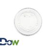 PET Plastic Lid for 3.25oz to 5.5oz Souffle Cup / Portion Cup - 2500/Case