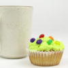 White Fluted Baking Cup  1 3/4" x 1 1/8"- 10000/Case - Image 2