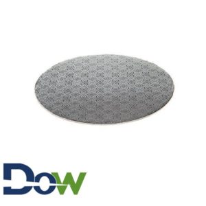 10" Fold-Under 1/4" Thick Silver Round Cake Drum - 50/Case