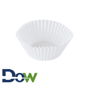 White Fluted Baking Cup  1 3/4" x 1 1/8"- 10000/Case