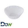 White Fluted Baking Cup 1 3/8" x 15/16"- 10000/Case