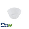 White Fluted Baking Cup 1 1/4" x 7/8"- 10000/Case