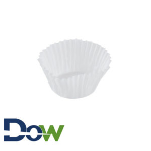 White Fluted Baking Cup 1 1/4" x 7/8"- 10000/Case