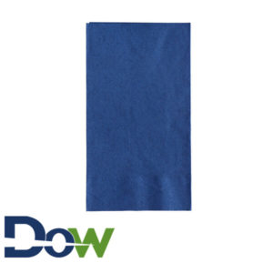 15" x 17" Blue 2-Ply Dinner Napkin, 1/8 fold - 1000/Case