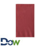 15" x 17" Burgandy 2-Ply Dinner Napkin, 1/8 fold - 1000/Case
