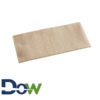 15 1/2" x 17" Linen-Like Natural Brown 1/8 Fold Dinner Napkin - 300/Case