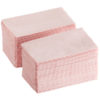 15" x 17" Pink 2-Ply Dinner Napkin, 1/8 fold - 1000/Case - Image 2