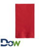 15" x 17" Red 2-Ply Dinner Napkin, 1/8 fold - 1000/Case