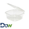 48oz Clear Hinged Deli Container - 200/Case