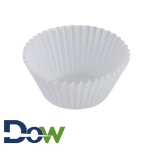 White Fluted Baking Cup 2" x 1 1/2"- 10000/Case