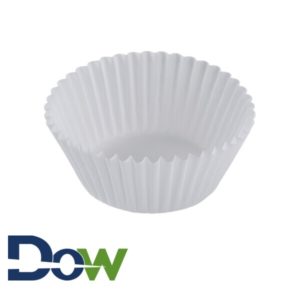 White Fluted Baking Cup 2 1/4" x 1 3/8"- 10000/Case