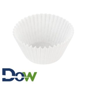 White Fluted Baking Cup 2" x 1 1/4"- 10000/Case