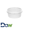 32oz White Paper Short Buckets - 360/Case