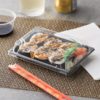 4 1/2" x 6 1/2" Medium Sushi Container with Lid - 500/Case - Image 2