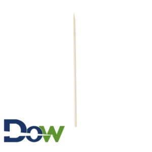 6" Eco-Friendly Round Bamboo Skewer - 1600/Case