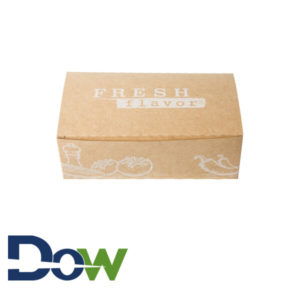 9" x 5" x 3" Take Out Lunch with Fresh Print Design - 250/Case